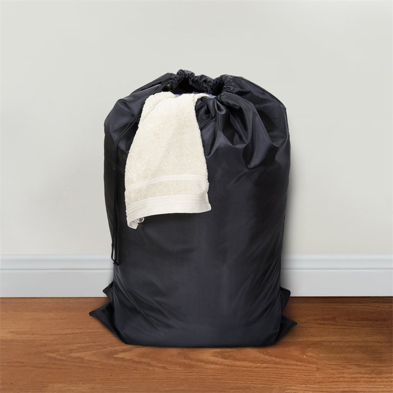 Water proof, Heavy Duty Back pack, Black One Size, Polyester Laundry Bag, Camping Travel Large Clothing Storage Bag