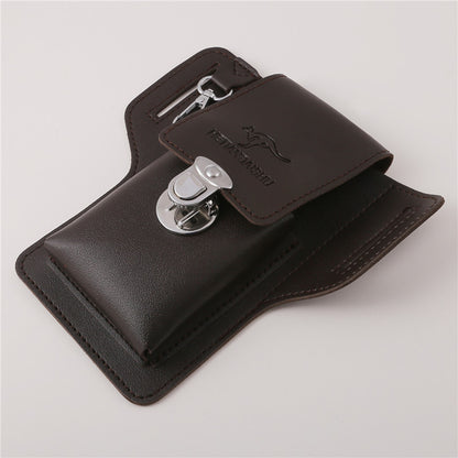 Phone Belt Bag For Men Bags Cell Phone Loop Holster Phone Pouch Wallet High Quality Multifunctional PU Leather Phone Case