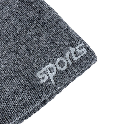 Fashion Knitted Hats For Men And Women Unisex Sports Jacquard Winter Hats Plush Fur Lined Outdoor B 2