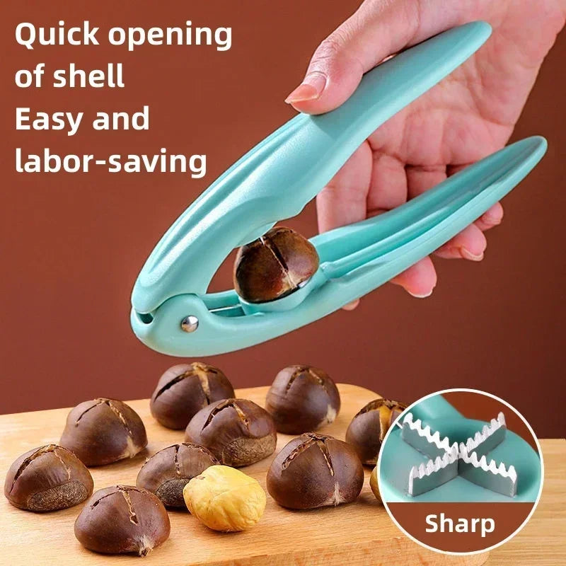Walnut Pliers Home Metal Chestnut, Nuts Sheller Chestnut Clip, Sheller Nut Opener Cutter Shelling Kitchen Tools