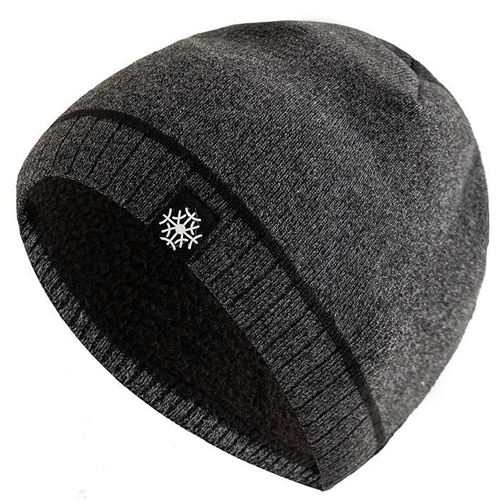 Outdoor Men Warm Ski Beanie Cap, Hot Sale Winter Hats, Casual Snow Label Decor, Winter Luxury Knitted Hats