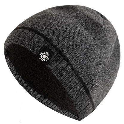 Outdoor Men Warm Ski Beanie Cap, Hot Sale Winter Hats, Casual Snow Label Decor, Winter Luxury Knitted Hats