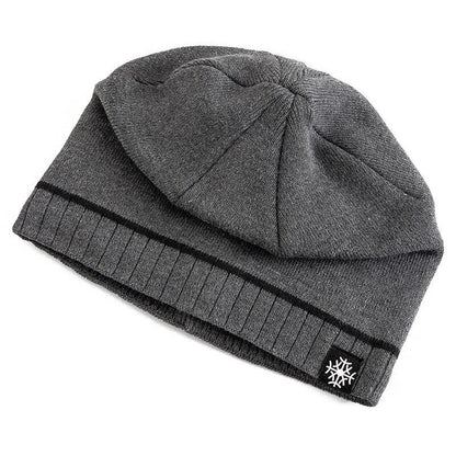 Outdoor Men Warm Ski Beanie Cap Hot Sale Winter Hats Casual Snow Label Decor Winter Luxury Knitted  2