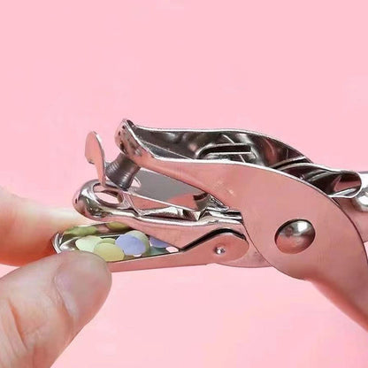 Single Hole Puncher, Metal Pore Diameter Punch, Punch Pliers, Hand Paper Scrap Booking Punches, Punching Tools
