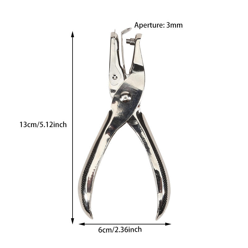 Single Hole Puncher, Metal Pore Diameter Punch, Punch Pliers, Hand Paper Scrap Booking Punches, Punching Tools