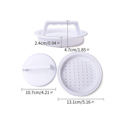 Plastic Meat Grill Party BBQ Burger Maker, Hamburger Press Stuffed Burger, Hamburger Maker Kitchen Tool Mould