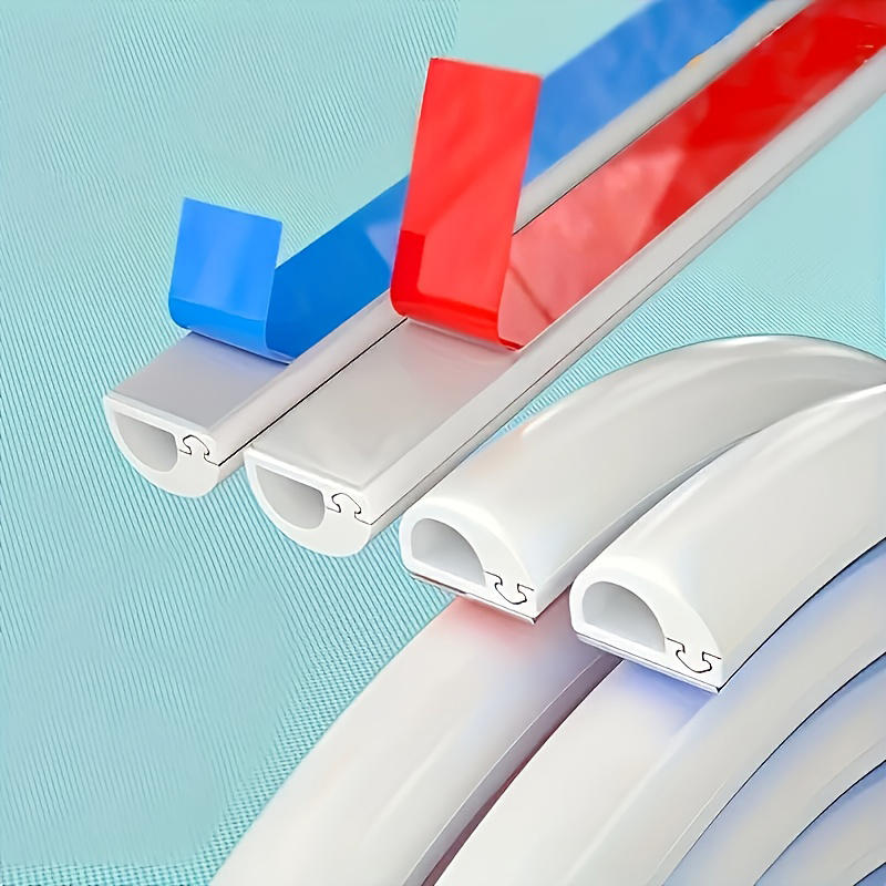 Meter Cord Management Channel, Invisible Decorative Wire Cover, Anti Step Protector, Adhesive Soft Cable Race Way