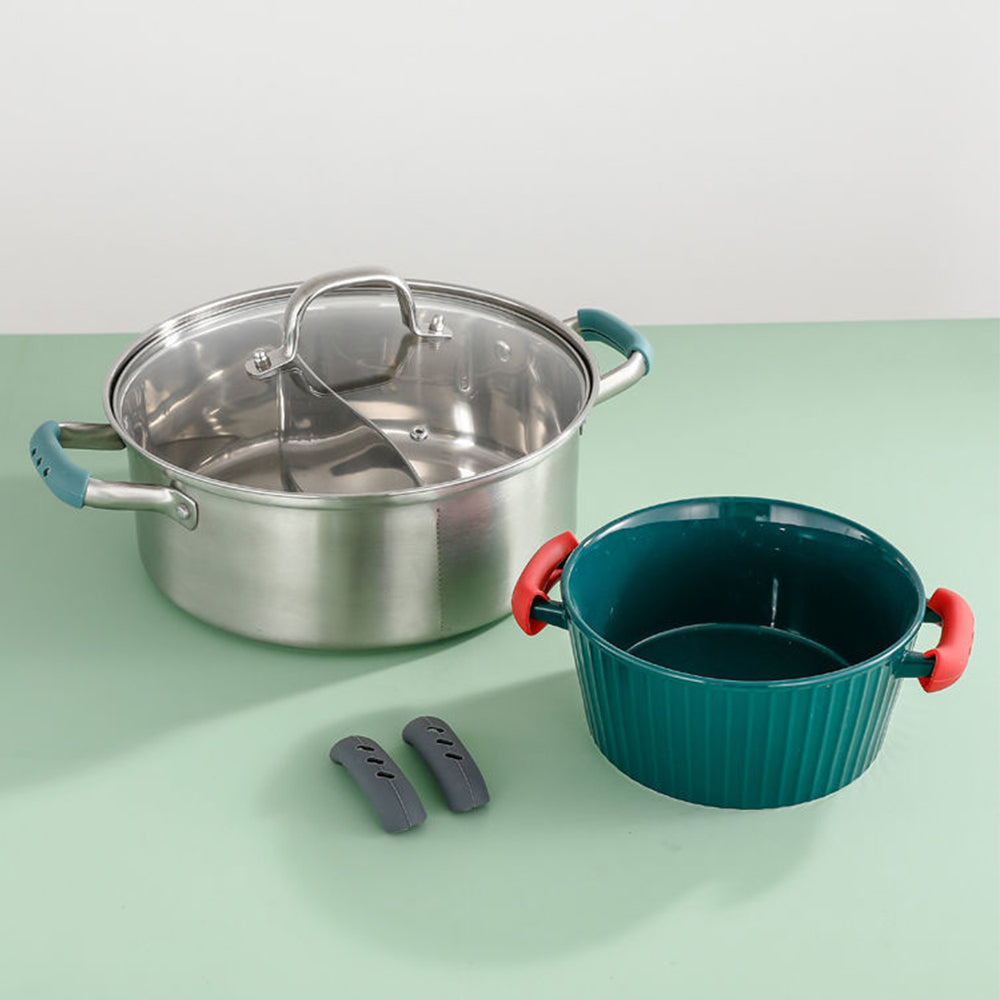 Heat Insulation Assist Handle Holder, Silicone Pan Handle Cover, Grip Sleeve Kitchen Gadgets for Easy Safe Use