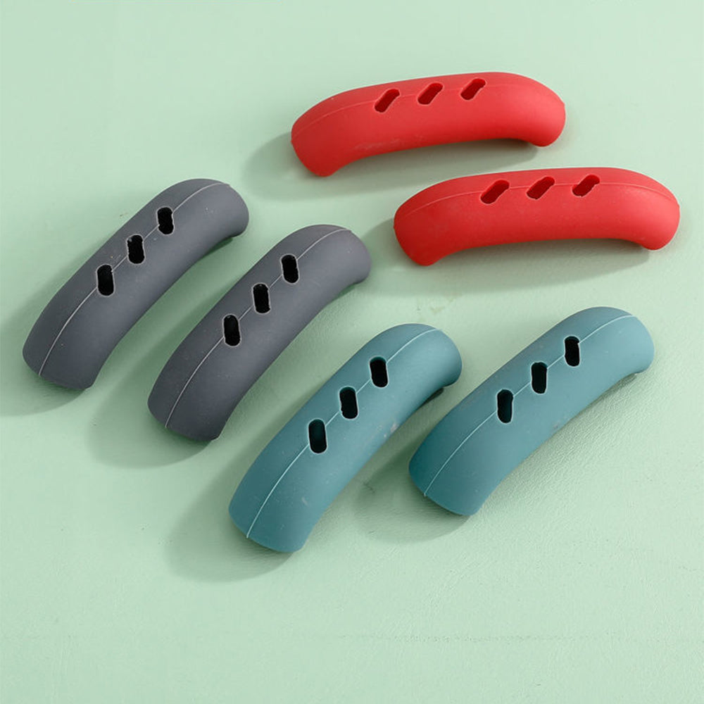 Heat Insulation Assist Handle Holder, Silicone Pan Handle Cover, Grip Sleeve Kitchen Gadgets for Easy Safe Use