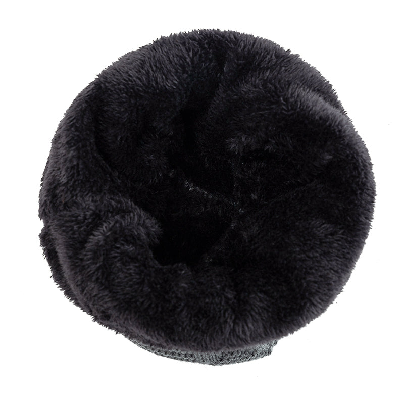 Fashion Letter Label Knitted Hats New Unisex Warm Winter Hat Lined Thick Ski Beanie For Men Women A 4