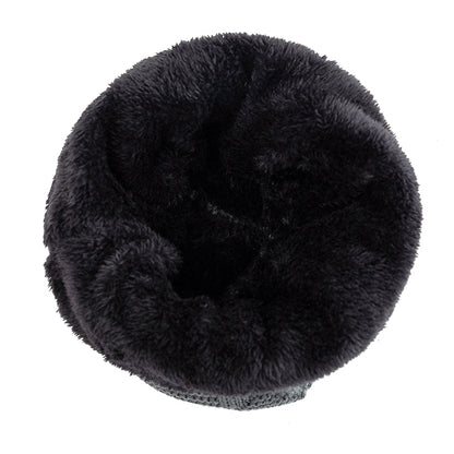 Fashion Letter Label Knitted Hats New Unisex Warm Winter Hat Lined Thick Ski Beanie For Men Women A 4