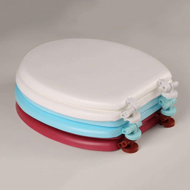 Toilet Cover Soft Comfortable Bathroom Warmer Seat Waterproof Pad Removable Mat Household Bath Supp 1