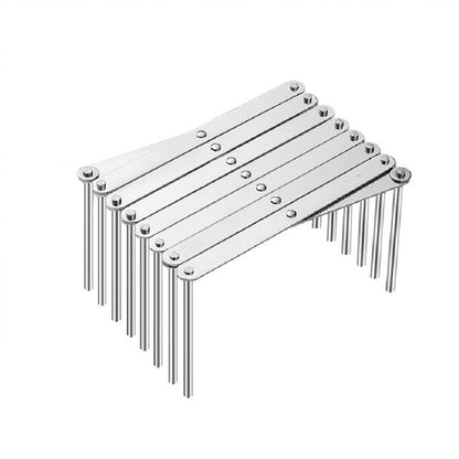 Retractable Foldable Stainless Steel Pot Lid Rack, Pan Lid Organizer Plate Dish Holder Shelf, Kitchen Gadgets Tableware