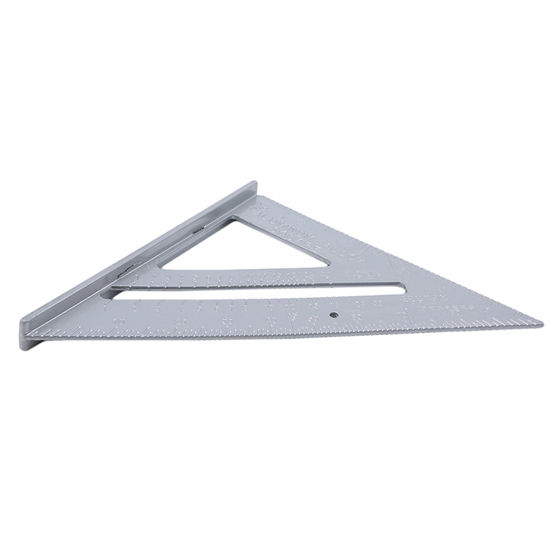 Triangle Ruler, Aluminium Alloy Try Square, Carpenter Set Square, Angle Woodworking Tools, Triangular Metric Measurement