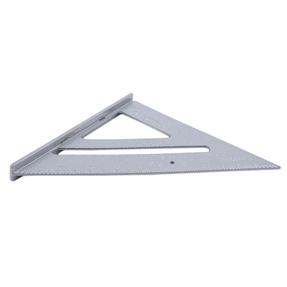 Triangle Ruler, Aluminium Alloy Try Square, Carpenter Set Square, Angle Woodworking Tools, Triangular Metric Measurement