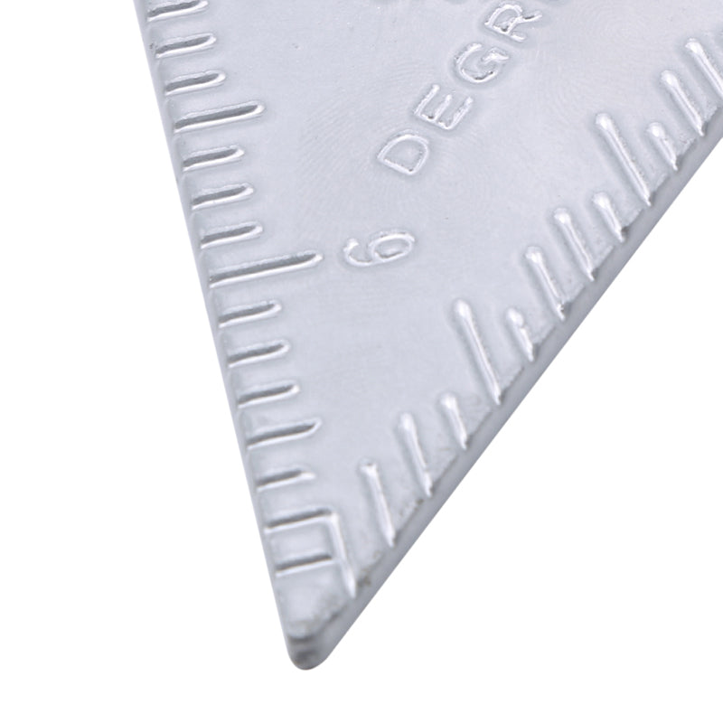 Triangle Ruler, Aluminium Alloy Try Square, Carpenter Set Square, Angle Woodworking Tools, Triangular Metric Measurement