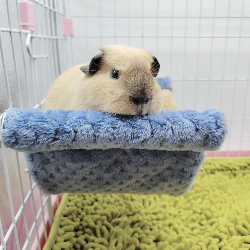 Warm Plush Small Pet Sleeping Bag Nest, Hamster Hammock For Rat Squirrel Hanging Cage House Accessories Supplies