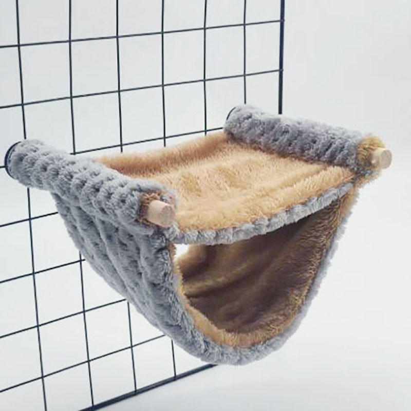 Warm Plush Small Pet Sleeping Bag Nest Hamster Hammock For Rat Squirrel Hanging Cage House Accessor 7
