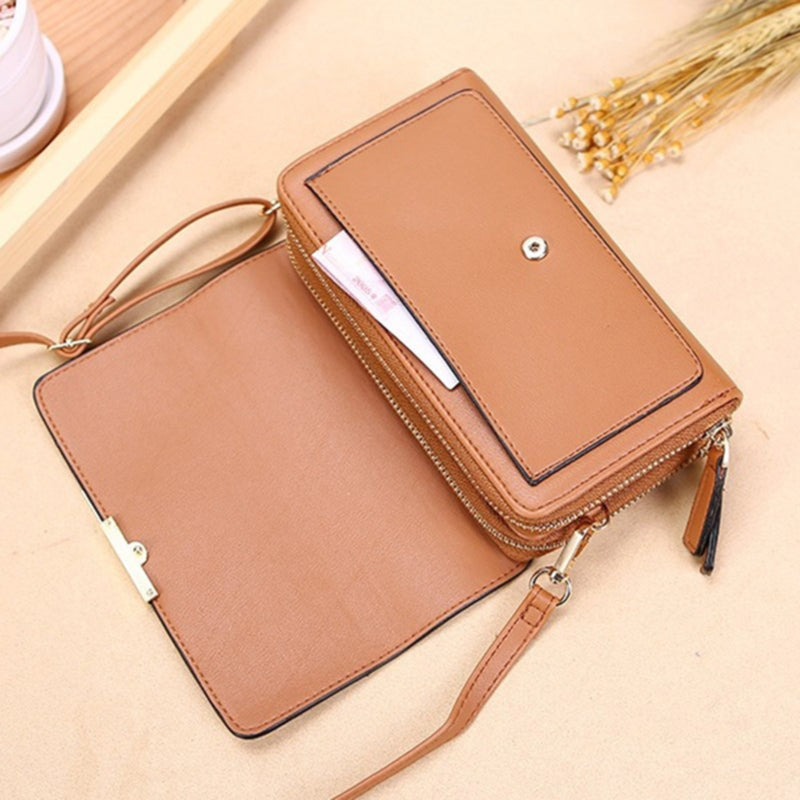 Korean Handbag Womens Wallet Multi Card Large Capacity Shoulder Bag Mobile Phone Packet 3