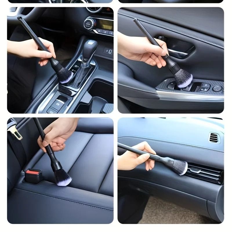 Car Interior Detailing Brush Soft Bristle Cleaning Tool 4