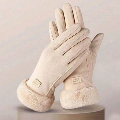 Women Thermal Lined Winter Cycling Gloves 1