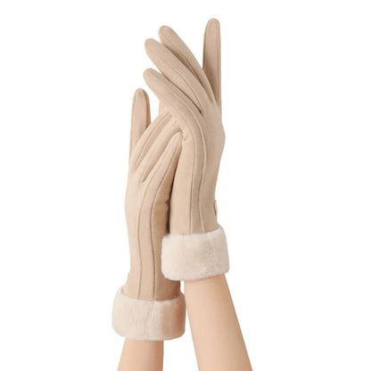 Women Thermal Lined Winter Cycling Gloves 3