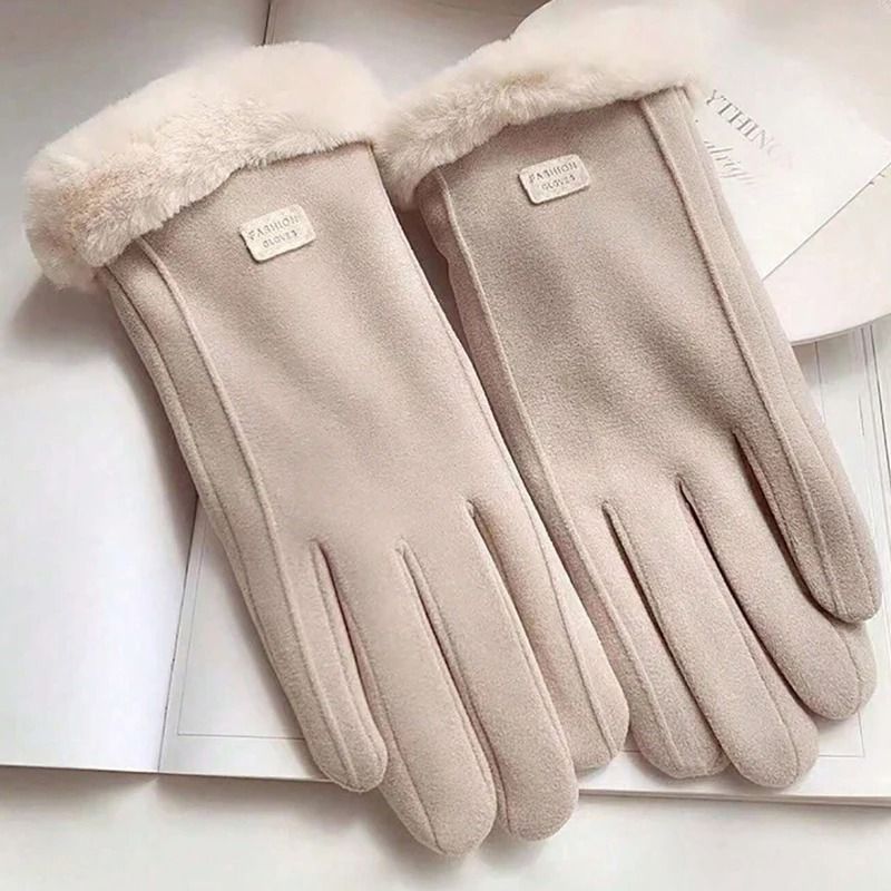 Women Thermal Lined Winter Cycling Gloves 7