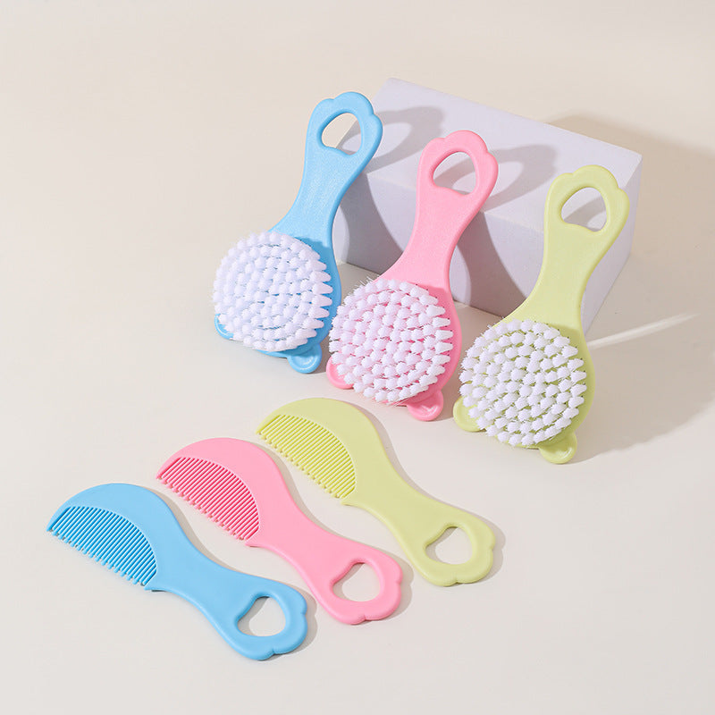 Gentle Baby Hair Comb and Brush Set for Delicate Scalp Care