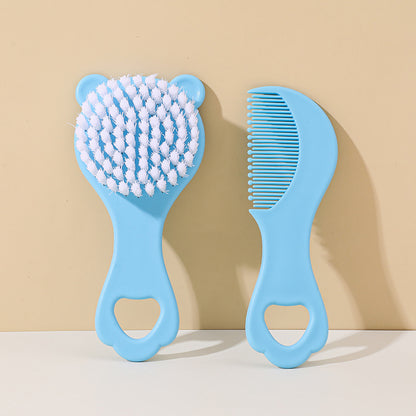 Gentle Baby Hair Comb And Brush Set For Delicate Scalp Care 3