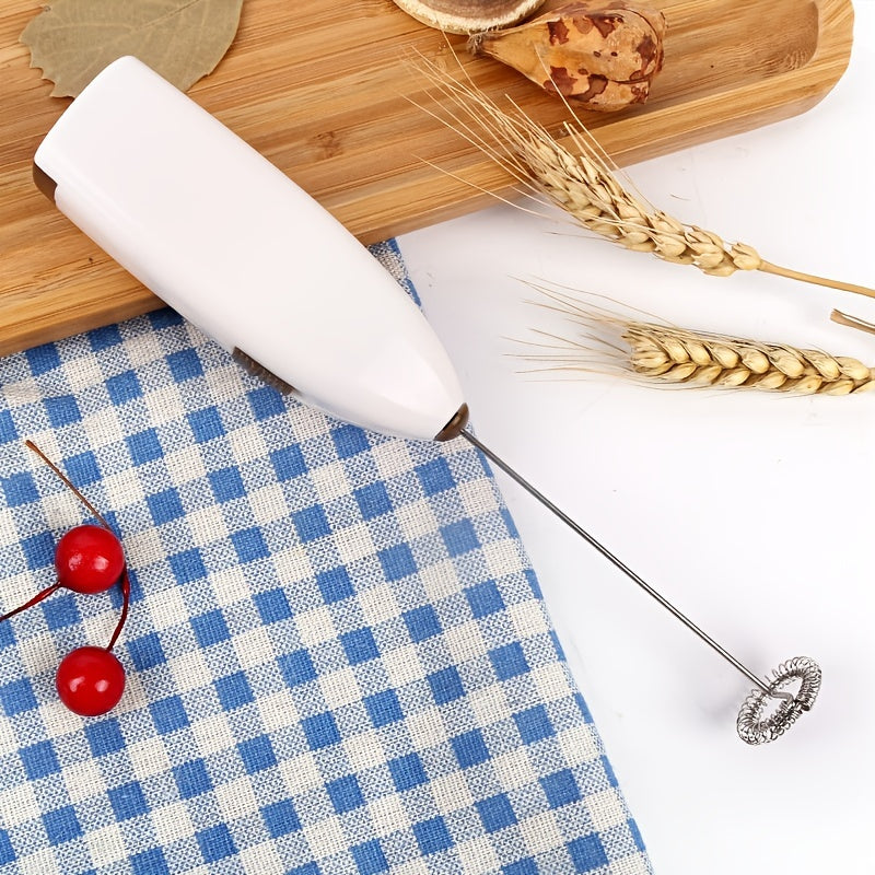 Mini Battery Powered Milk Frother Handheld Electric Egg Beater Coffee Drink Mixer For Kitchen Use 6