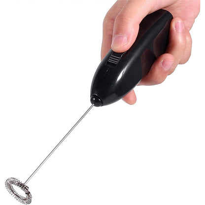 Mini Battery Powered Milk Frother Handheld Electric Egg Beater Coffee Drink Mixer For Kitchen Use 8