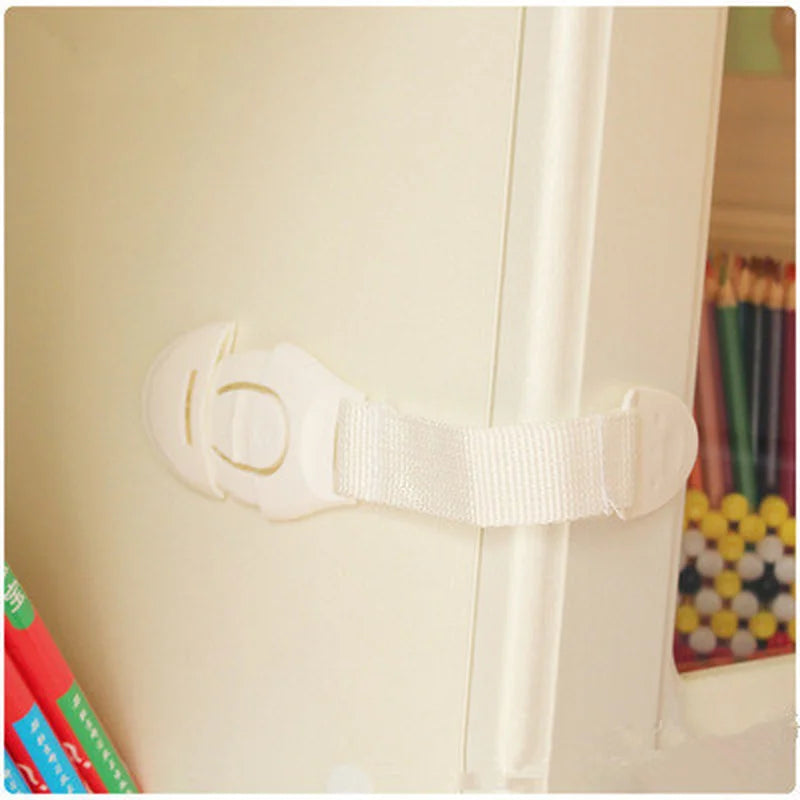 Child Toddler Safety Lock for Kids, Coffee, White, Black Drawer Refrigerator Lock