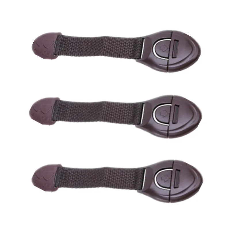 Child Toddler Safety Lock for Kids, Coffee, White, Black Drawer Refrigerator Lock