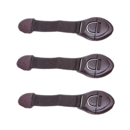 Child Toddler Safety Lock for Kids, Coffee, White, Black Drawer Refrigerator Lock