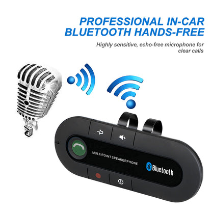 Wireless Audio Receiver Bluetooth Speaker Handsfree Car Kit MP3 Player 4