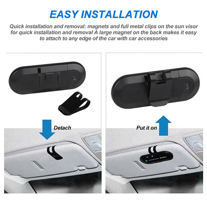 Wireless Audio Receiver Bluetooth Speaker Handsfree Car Kit MP3 Player 5
