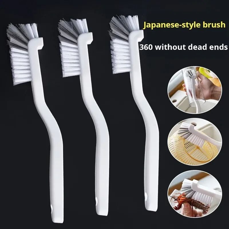 Japanese Sink and Motorcycle Cleaning Brush Long Handle Elbow Design