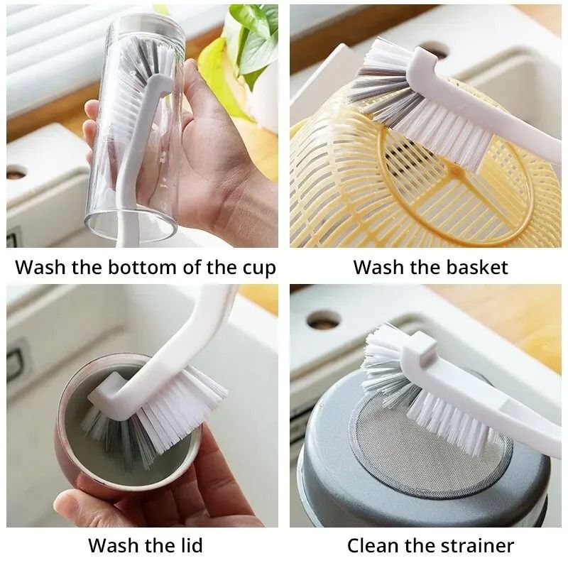 Japanese Sink And Motorcycle Cleaning Brush Long Handle Elbow Design 3