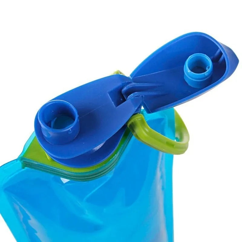 Foldable Flexible Reusable Water Bottle for Travel Camping