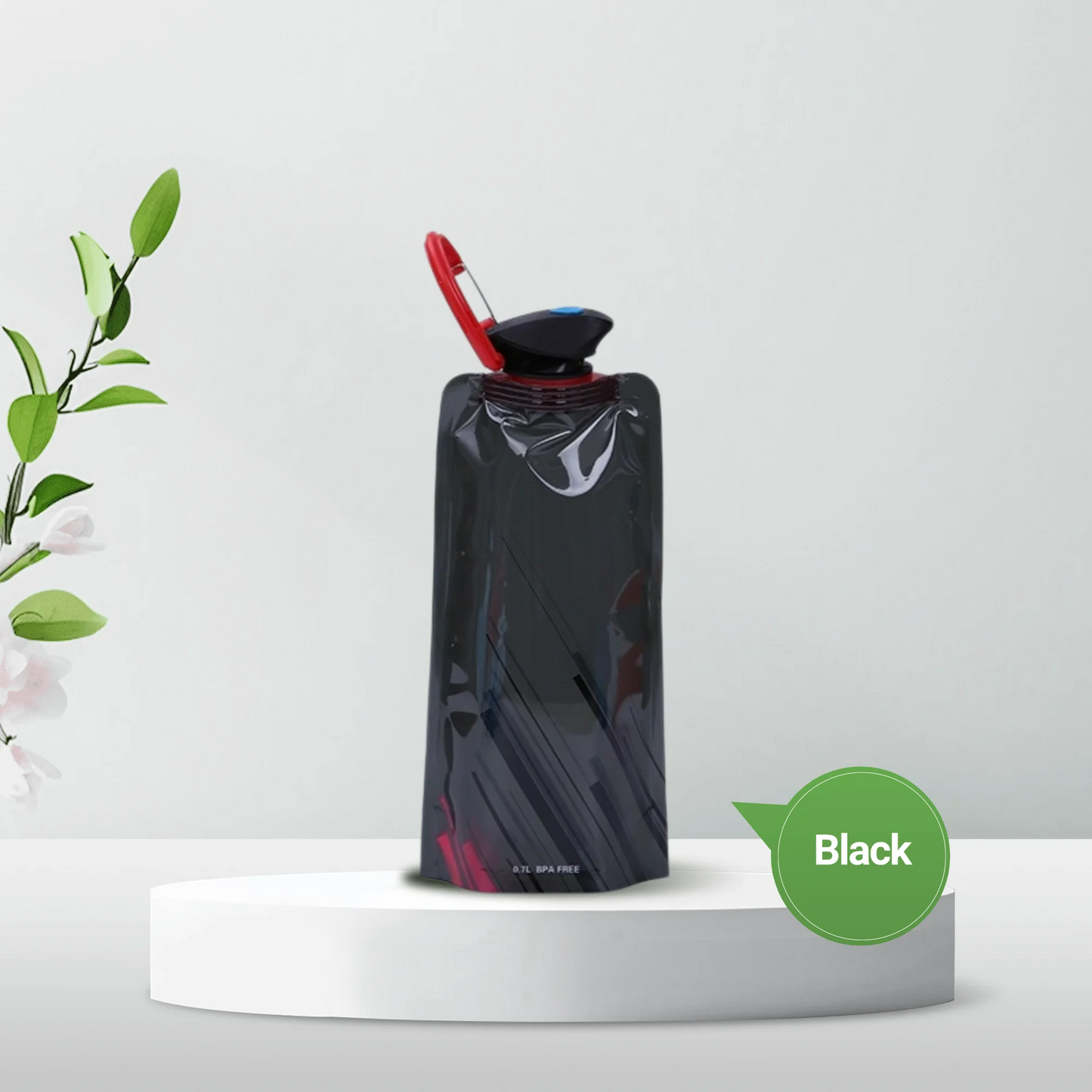 Foldable Flexible Reusable Water Bottle for Travel Camping