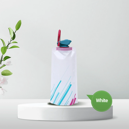 Foldable Flexible Reusable Water Bottle for Travel Camping