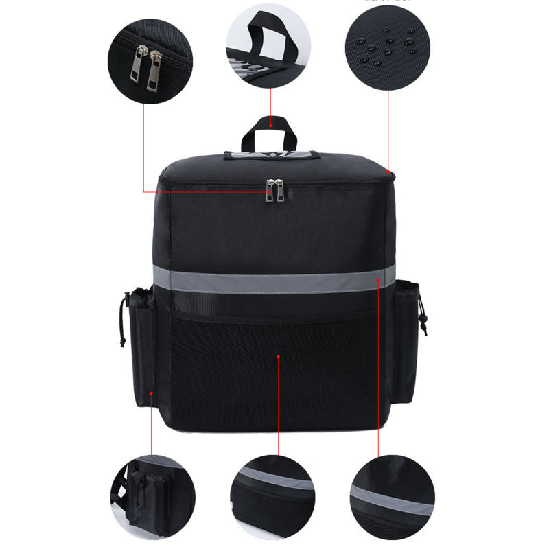 Cooler Bag Refrigerator Box Extra Large Thermal Food Bag Insulated Fresh Keeping Food Delivery Back 3