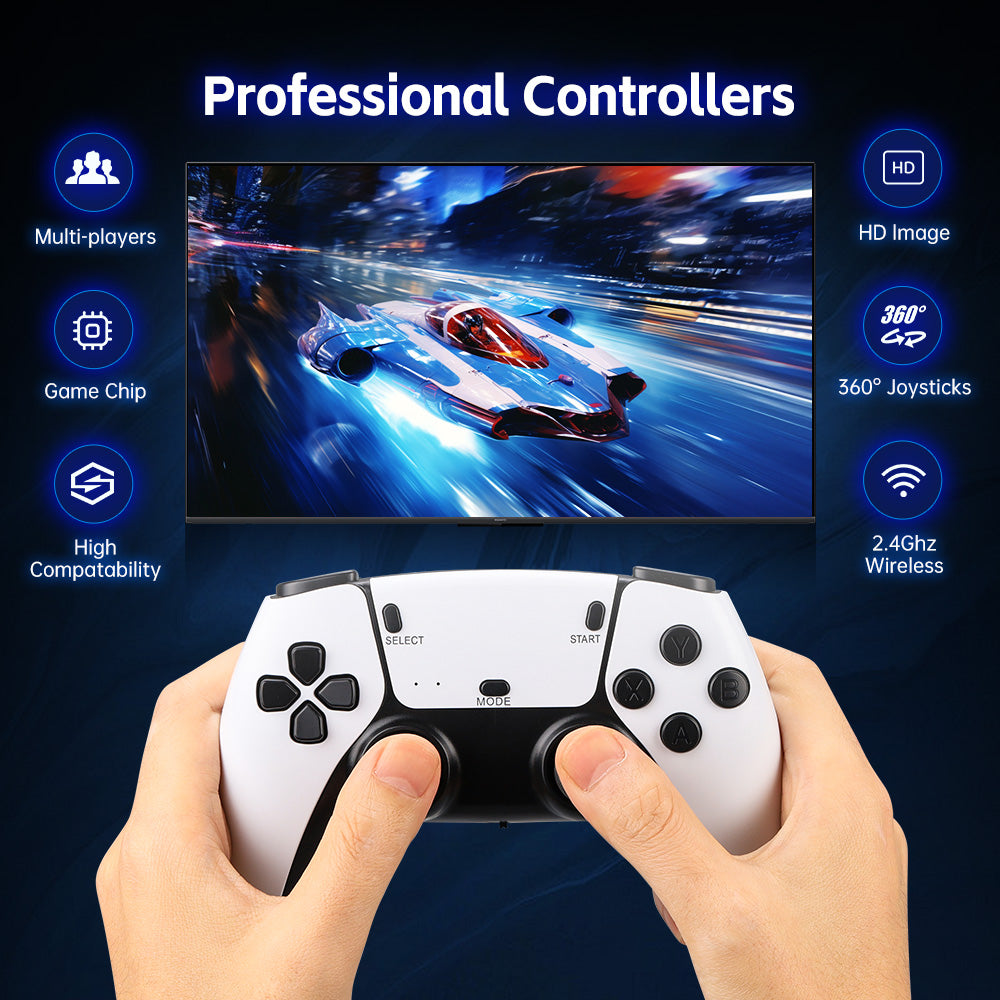 Retro Handheld 4K Game Stick Mini Video Games Consoles With HD Video Game Stick 24G Wireless Contro