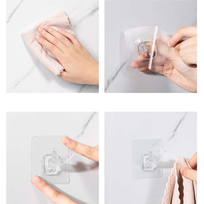 Shaver Shelf Storage Holder, Adhesive Razor Hook Organizer for Bathroom and Kitchen
