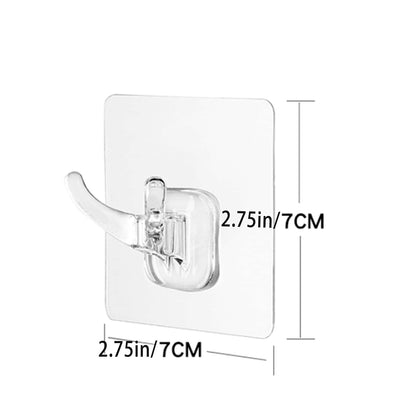 Shaver Shelf Storage Holder, Adhesive Razor Hook Organizer for Bathroom and Kitchen