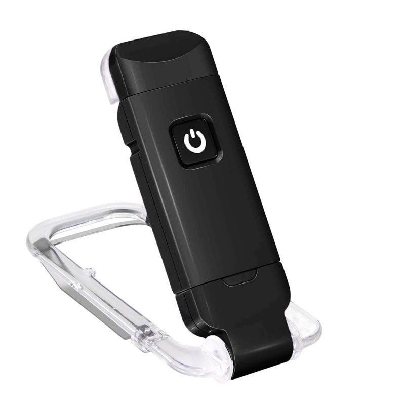 Mini LED Clip Light, Small Night Light, USB Charging, Adjustable Brightness