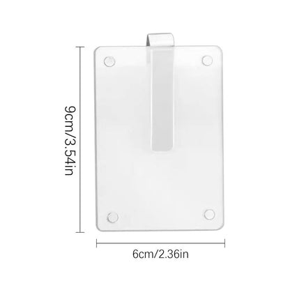 Car Sun Visor Magnetic Acrylic Photo Holder Clip Horizontal Vertical Display 6