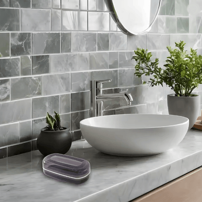 PortableDoubleLayer Draining Travel Soap Case