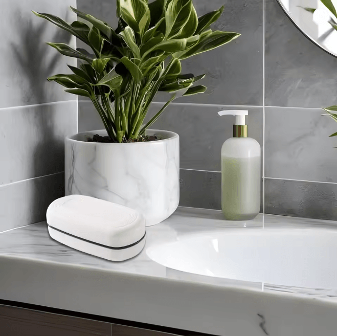 PortableDoubleLayer Draining Travel Soap Case 1