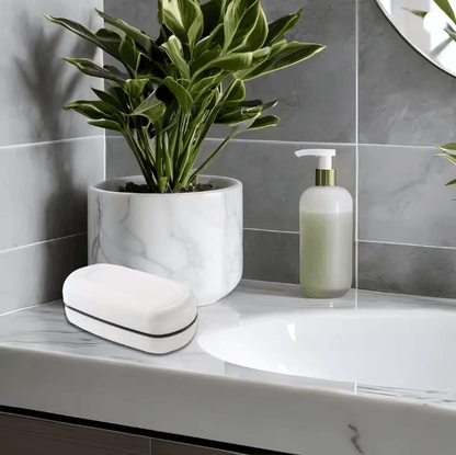 PortableDoubleLayer Draining Travel Soap Case 1